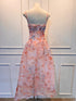 Summer Organza Bustier Tie Dye Spaghetti Strap Dress